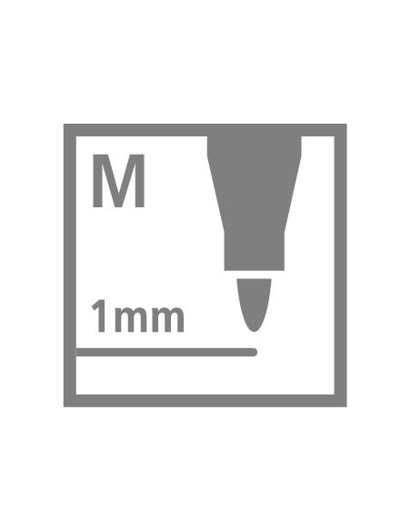  C/10 ROTULADOR STABILO PEN 68 GRIS CLARO Nº94 PUNTA 1,0MM 